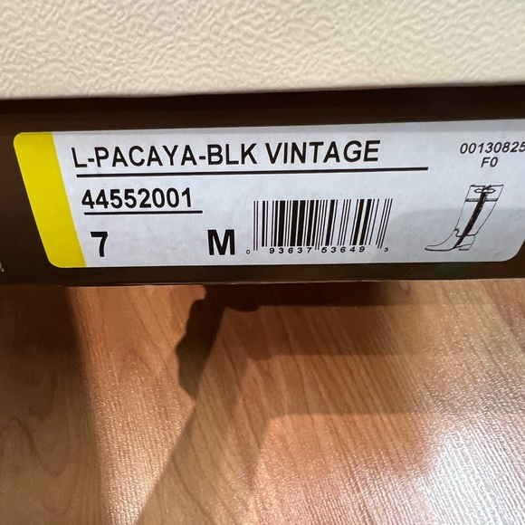 New in Box - Franco Sarto Black Leather Long Boots (US 7) * Pacaya - Picture 14 of 14